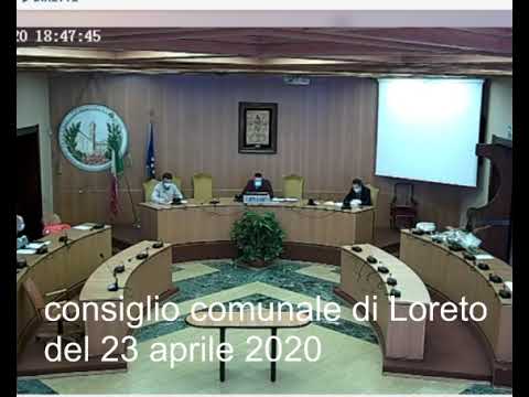 consiglio comunale di Loreto del 23-04-2020