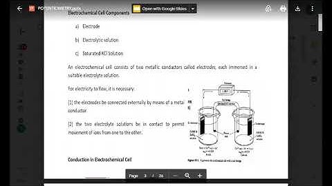 introduction principle of potentiometry