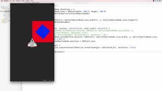 Introduction to iOS Game Development with SpriteKit & Swift : SKActions Example