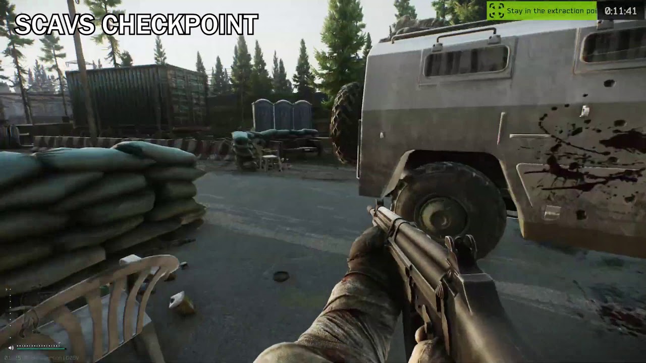 Scavs Checkpoint Exit Location With Map Customs In Escape From Tarkov Youtube