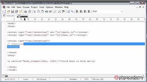 jQuery Basics: Inline vs External Scripting