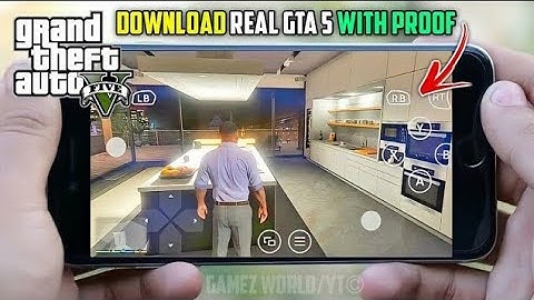 Download GTA 5 Android/iOS Skip Verification + Gameplay 2GB Ram - GTA 5 Mobile Concept Gameplay 🔥
