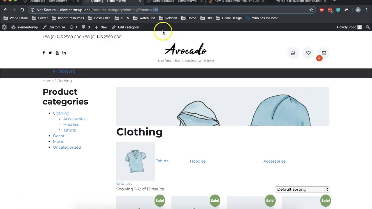 WooCommerce theme development | Bangla tutorial | With Elementor ...
