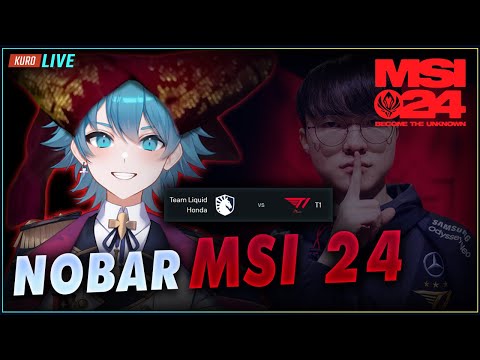 🔴 Lower Bracket Nih, T1 vs Team Liquid Honda - Nobar MSI 2024 #msi2024
