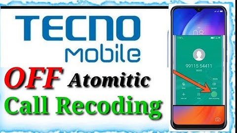 Tecno mobile call record Off ||How to off tecno mobile call record off||