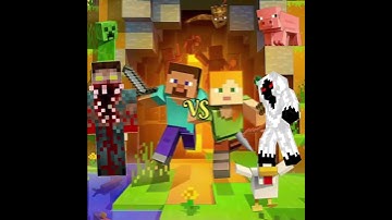 #minecraft entity 303 vs mobs and entitys Herobrine #edit #shorts #herobrine