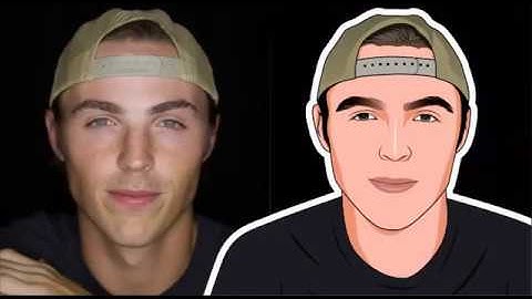 Big Head Cartoon Process