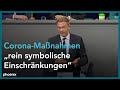 Christian Lindner (FDP) bei der Generaldebatte zum Bundeshaushalt 2021 am 09.12.20