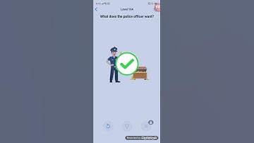 Easy Game - Brain Test Level 164 What does the police offer want?