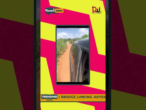 A Concerned Resident Highlights The Alarming State Of The Bridge Linking Akyemase To Anyaso 