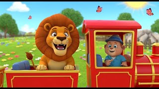 Animal Train To The Zoo Who Gets On Next? Fun Train Song For Toddlers & Preschoolers