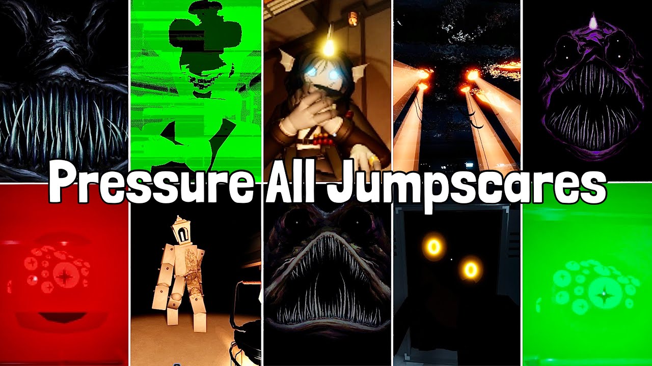 bucci様 JUN MEN PRESSURE おまとめ PRESSURE NEW (UPDATE) - All JUMPSCARES and ENTITIES - YouTube