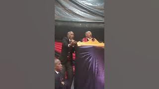 Walter Might with Rev Nkosinathi Nombula, One Way One Heart