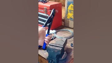 Making a pogo anchor.
