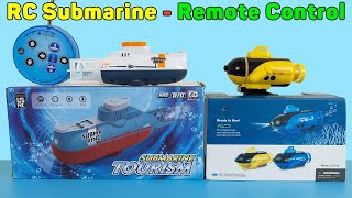 RC Submarine Mini - Remote Control, Dive Deep Into The Water For Fish Tank | Unboxing & Review