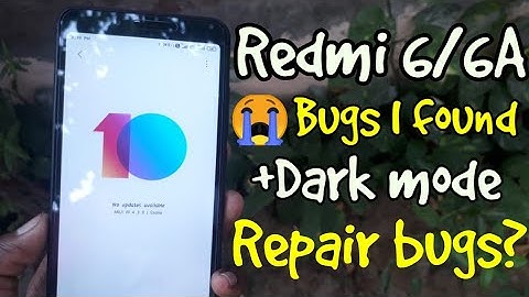 Redmi 6/6A bugs in 10.4.3.0 update | bugs of pie update | solve network issue after pie update