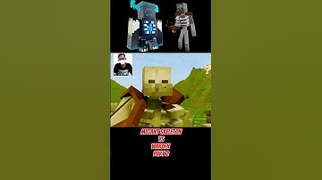 Part 2 _ Mutant skeleton vs warden _ minecraft animation #shorts