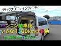 バンコン納車後、いきなり300ｋｍの移動