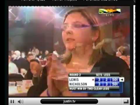 Adrian Lewis vs Paul Nicholson - Part 10 - 2009 PDC World Championships (1st Round)