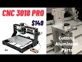 Cutting aluminum parts with 3018 Pro CNC, making an E3D V6 hotend mount for the Sapphire Plus CoreXY
