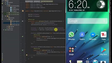 Android App Development 05 | Start New Activity on Button Click via Intent | Intent Explicit
