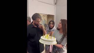 birthday 🎂 party of mostafa zamani at set of his new series amerli (he was getup) 🎁 تولد مصطفی زمانی