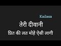 Teri Deewani Diwani Lyrics हिंदी teri deevani divani Floating Hindi Lyrics by PK