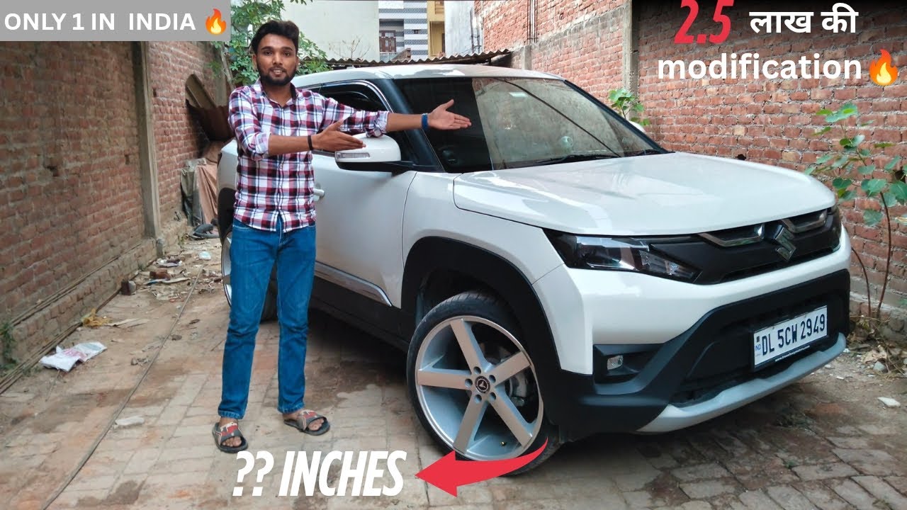 😈🔥 20 inches Alloys in Testfully 🦋 Modified Brezza ✅ II Z-Black 😈💯 II Ownership review ✅.