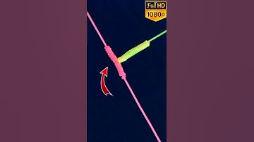 New Super easy way to tie T knot | Fishing knots