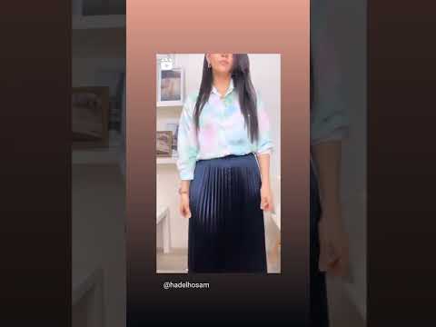 لو بلوزه طويله تعالي اقولك تقصريه ازاي