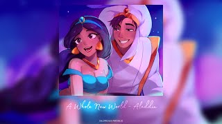 A Whole New World - Aladdin ( sped up )