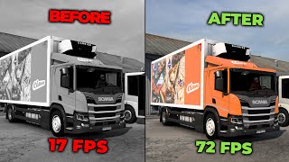 ETS2 1.50 Best Settings For Low End PC ( fix Pink Bugs, Fix Lags & Stutters) | FPS Boast Guide