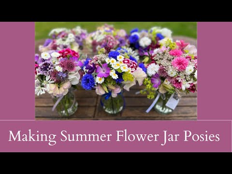 Video: Growing Garden Posies - Wie man Blumen für Sträußchensträuße anbaut