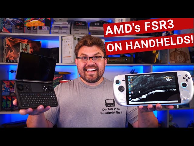 AMD's LATEST FSR3 Frame Generation ON HANDHELDS!