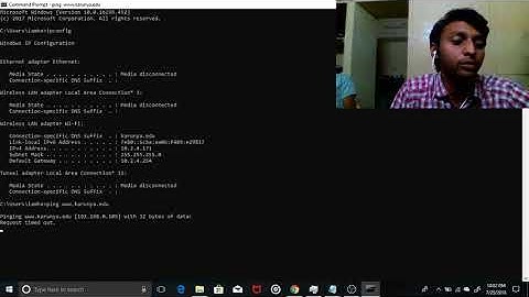 Exercise 1:Basic Networking Troubleshooting Commands