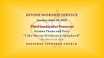 Third Sunday after Pentecost