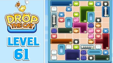 Drop The Cat Level 61 Walkthrough Solution