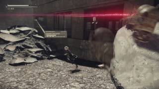 Nier: Automata Route C - Loss:2B Virus Contamination Sequence (Go To Commercial Facility) PS4 Pro