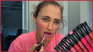 100 Layers of Liquid Lipstick Challenge - Teen Girl's Makeup Fun