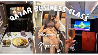 My First Time Flying Qatar Business Class (my experience from Lebanon to Nigeria) ✈️ by Chinenye Nnebe 26,332 views 8 months ago 24 minutes