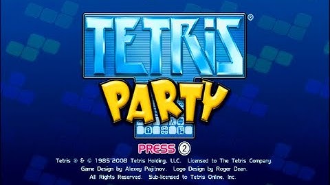 Tetris Party (Wii) - Showcase Longplay