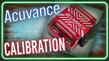 How to calibrate an acuvance esc.