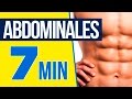 Rutina de abdominales - Ejercicios de abdomen en casa 7 minutos