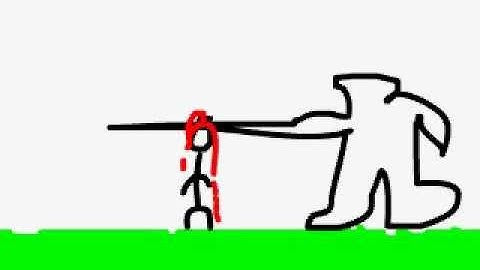 Amateur Stick Fight (my first macromedia flash 8 animation)