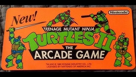 Teenage Mutant Ninja Turtles II: The Arcade Game (PlayChoice-10) - Leonardo
