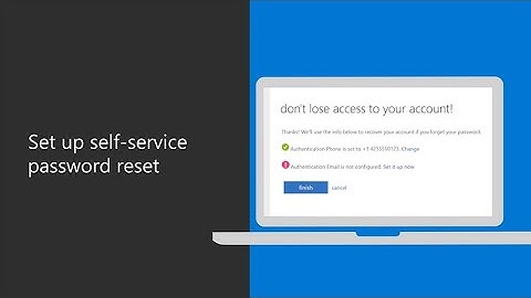 Self-Service Reset Password Tutorial