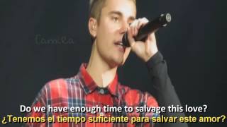 Justin Bieber - Life Is Worth Living (Live) Sub Español.