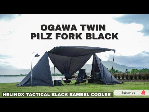 Camping) Ogawa Twin Pilz Fork Black (Ogawa x Canadian East