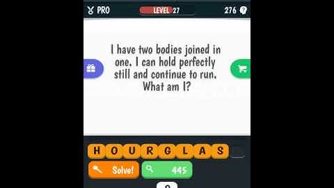 Tricky Riddles Level 271-280 Answers