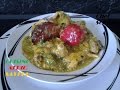 Cuisine africaine sauce gombo foufou de manioc  cameroun